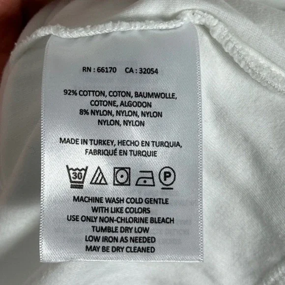 Anthropologie Maeve‎ Curran White Long Sleeve Top Womens Size XS Faux Wrap Boho - Picture 7 of 16